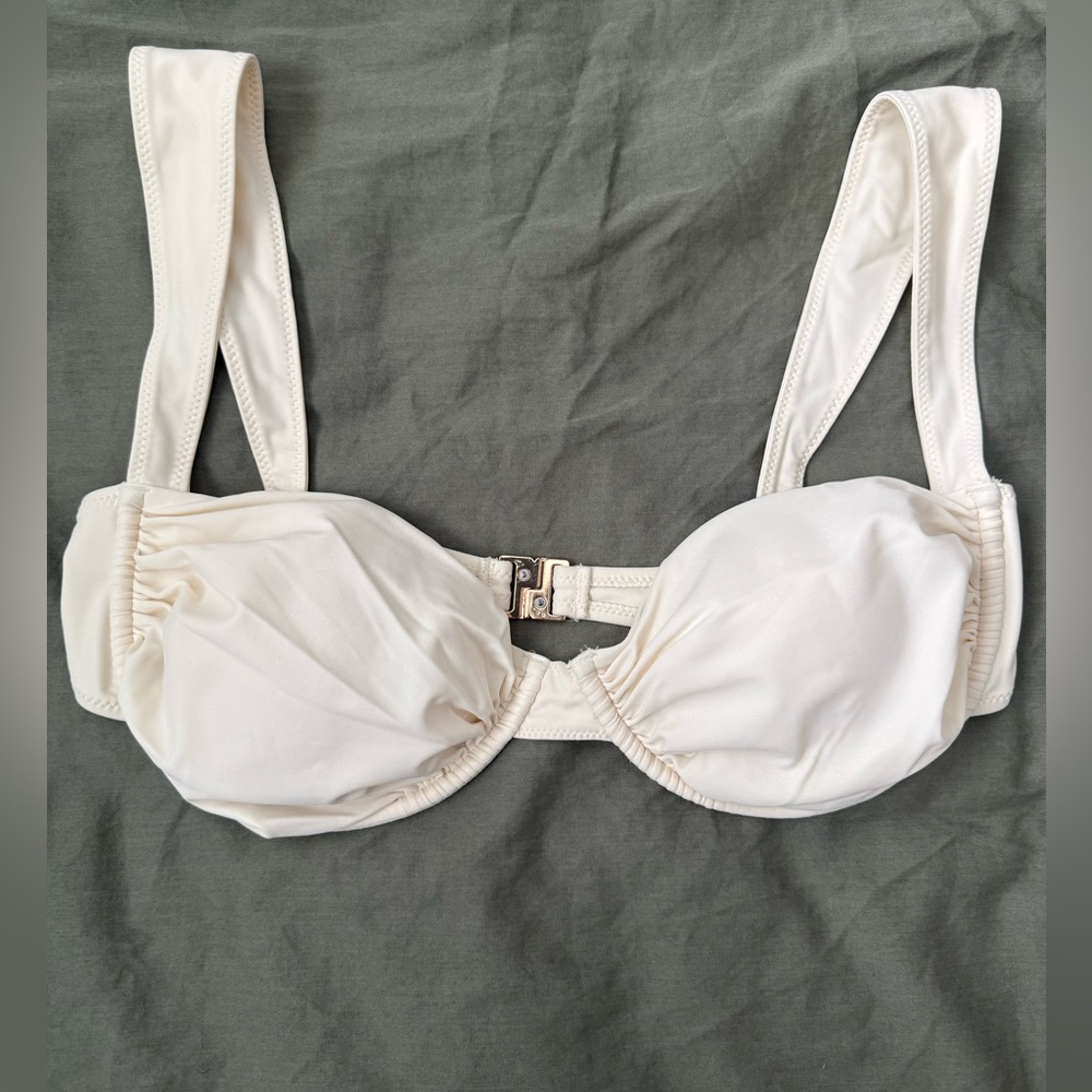 Strawberry Milk Mob Cream Bikini Top